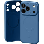 Mercury Semi-Silicone Magsafe Case For Iphone 17 Pro Blue