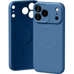 Mercury Semi-Silicone Magsafe Case For Iphone 17 Pro Max Blue