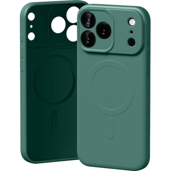 Mercury Semi-Silicone Magsafe Case For Iphone 17 Pro Max Green