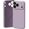 Mercury Semi-Silicone Magsafe Case For Iphone 17 Pro Max Lavender Gray