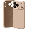 Mercury Semi-Silicone Magsafe Case For Iphone 17 Pro Max Pink Sand