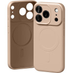 Mercury Semi-Silicone Magsafe Case For Iphone 17 Pro Pink Sand