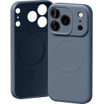 Mercury Semi-Silicone Magsafe Case For Iphone 17 Pro Sierra blue