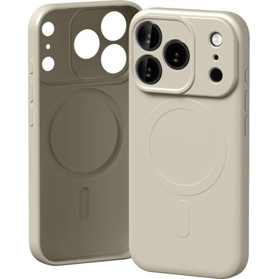 Mercury Semi-Silicone Magsafe Case For Iphone 17 Pro Stone