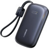 Baseus Enerfill FC21 QPow3 Ultra 10000mAh 22.5W Power Bank With Digital Display And Detachable Cable - Black - (E0027L00)