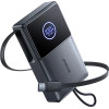 Joyroom 10000mAh 22.5W Powerbank With Built-In Retractable USB-C Cable - Black - (JR-PR1)
