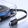 Joyroom 10000mAh 22.5W Powerbank With Built-In Retractable USB-C Cable - Black - (JR-PR1)
