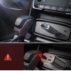 Joyroom 3-in-1 Car Charger With Built-In Retractable Cable - Dark Gray - (JR-CCL07)
