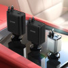 Joyroom 30W 4-in-1 Car Charger With 2 Built-In Retractable Cables - Dark Gray - (JR-CCL05)