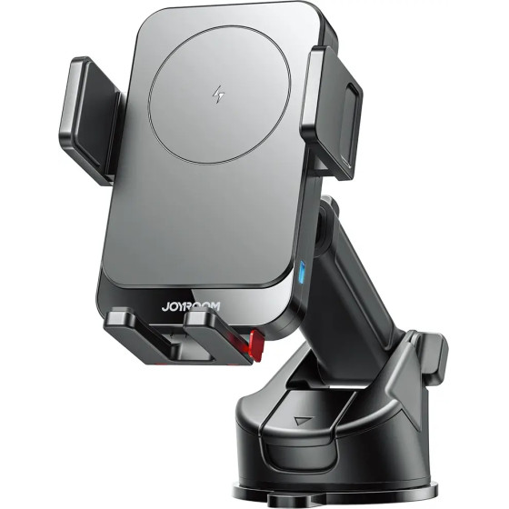 Joyroom Car Mount With Inductive Charger For Dashboard - Black - (JR-ZS241S)