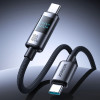 Joyroom S-A16 Pro Prism Series 100W USB-C Cable - USB-C With Digital Display 1.2m - Black - (S-A16 PRO_CC)