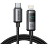 Joyroom S-A16 Pro Prism Series 30W USB-C - Lightning Cable With Display 1.2m - Black - (S-A16 PRO_CL)