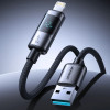 Joyroom S-A16 Pro Prism Series 3A USB-A - Lightning Cable With Display 1.2m - Black - (S-A16 PRO_AL)
