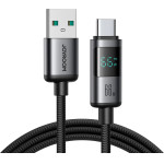 Joyroom S-A16 Pro Prism Series 66W USB-A - USB-C Cable With Display 1.2m - Black - (S-A16 PRO_AC)