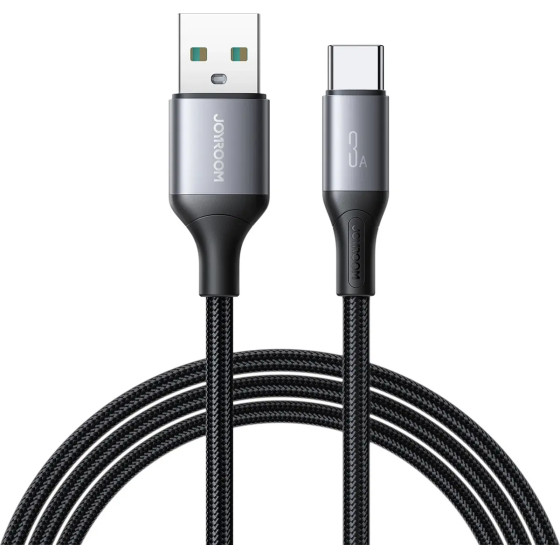 Joyroom S-A28 Flash Series 3A USB-A - USB-C Cable 2m - Black - (S-A28_ACB2)
