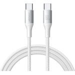 Joyroom S-A28 Flash Series 60W USB-C - USB-C Cable 1m - White - (S-A28_CCW)