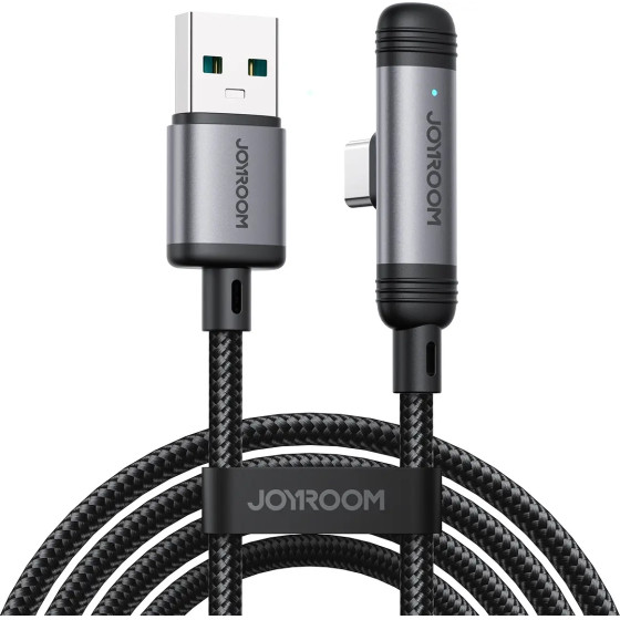 Joyroom S-A56 Enjoyx Series 90� USB-A - USB-C 3A Cable 1.2m - Black - (S-A56_AC)