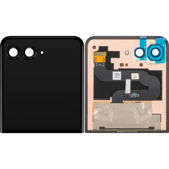 Motorola Lcd Display Module For Razr 60 Ultra, Sub Outer, w/o Frame, Black - (5D68C29811)