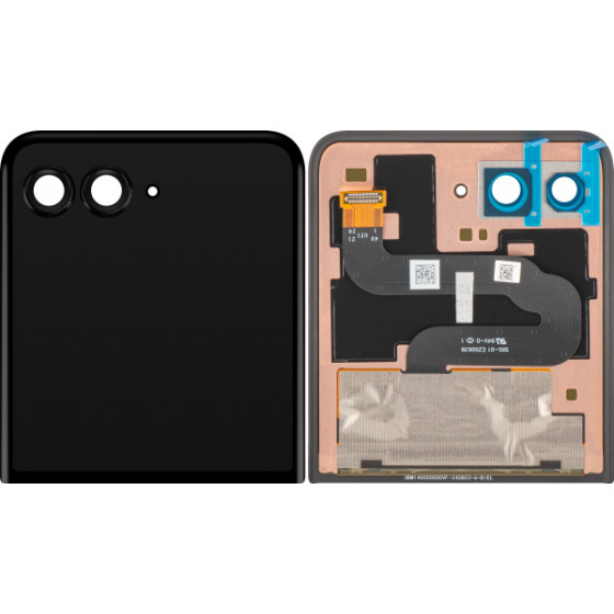 Motorola Lcd Display Module For Razr+ 2025 / Razr+ 2024 / Razr 50 Ultra, Sub Outer, w/o Frame, Black - (5D68C24593)