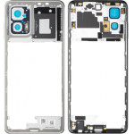 Motorola Middle Cover For Moto G73, Lucent White - (5S58C22265)