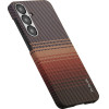 Pitaka Case Moonrise Tactile Woven Magsafe For Samsung Galaxy S25 Sunset - (KS2503)