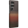 Pitaka Case Moonrise Tactile Woven Magsafe For Samsung Galaxy S25 Ultra Sunset - (KS2503U)
