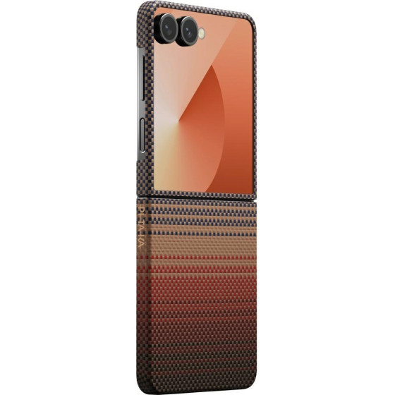 Pitaka Case Ultra-Slim Magsafe For Samsung Galaxy Z Flip7 Sunset - (FSFLIP7)