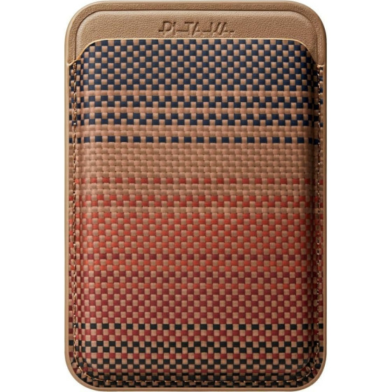 Pitaka Magnetic Wallet Woven Wallet Magsafe For Phone Sunset - (MWW2402)