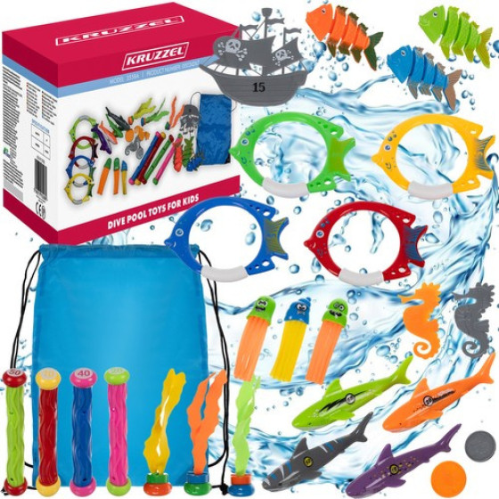 Kruzzel Diving Set - Toys 24247 - (17889-0)