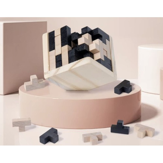 Kruzzel Wooden Puzzle - Brain Teaser 24742 - (17951-0)