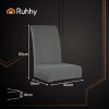 Ruhhy Chair Covers - 6 pcs. Dark Gray 25990 - (18286-0)