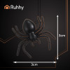 Ruhhy Plastic Spiders - Decoration - 10 Pcs 26028 - (18367-0)