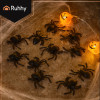 Ruhhy Plastic Spiders - Decoration - 10 Pcs 26028 - (18367-0)