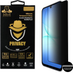 Idol 1991 Tempered Glass Samsung A17 4G A175/A17 5G A176 6.74'' 9H 0.25mm Privacy Antispy Semi Curved Full Glue BLACK