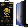 Idol 1991 Tempered Glass Samsung Z Flip 7 5G 6.9'' 9H 0.25mm Privacy Antispy Semi Curved Full Glue BLACK
