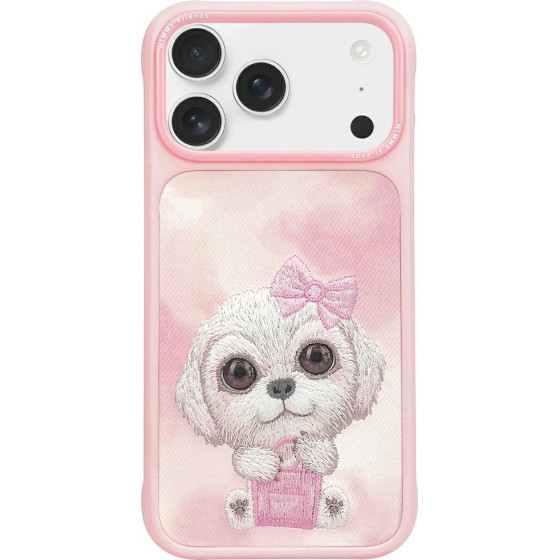 Nimmy Case Big Eyed Pet 2.0 Dog For Iphone 17 Pink - (N-XDY-IP17-02A)