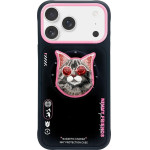Nimmy Case Glasses Cool Cat Magsafe For Iphone 17 Pro Max Black And Pink - (N-YJKM-CXZH-IP17-Pro-Max-018)
