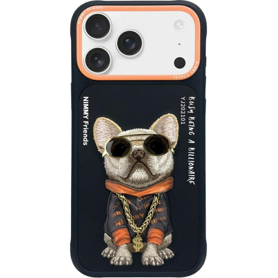Nimmy Case Glasses Cool Dog For Iphone 17 Pro Max Black - (N-YJ-IP17-Pro-Max-01)