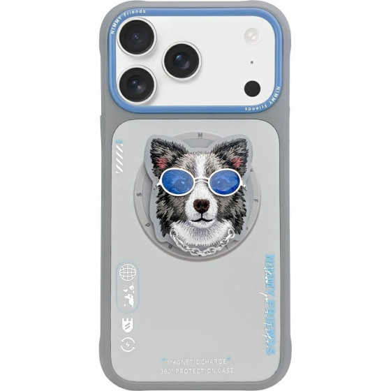 Nimmy Case Glasses Cool Dog Magsafe For Iphone 17 Grey - (N-YJKM-CXZH-IP17-028)