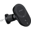 Pitaka Car Mount With Wireless Charger Magez Pro 2 Qi2 15W Nfc Magsafe Black Grey - (CM2402N)