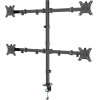 Gembird Adjustable Desk 4-Display Mounting Arm (RTS) 13'-32' Black - (MA-D4-01)