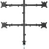 Gembird Adjustable Desk 4-Display Mounting Arm (RTS) 13'-32' Black - (MA-D4-01)
