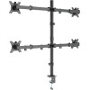 Gembird Adjustable Desk 4-Display Mounting Arm (RTS) 13'-32' Black - (MA-D4-01)