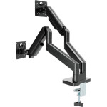 Gembird Desk Mounted Adjustable Double Monitor Arm 17'-32' Black - (MA-DA2-06)