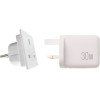 Lamtech 2-IN-1 EU/Uk Charger Usb QC3.0/TYPE-C With Adapter 30W - (LAM980794)