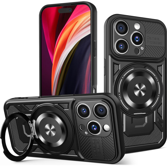 TFO Defender Armor Mag Case For Iphone 16 Pro Max 6,9'' black