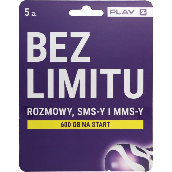 Starter Card Play 5 Bez Limitu Formula OEM