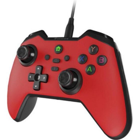 Genesis Gaming Gamepad Mangan 300 for PC/Switch/Mobile, Red - (NJG-2105)