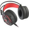 Genesis Gaming Headset Neon 360 with Microphone RGB Illuminated Vibration, Black Red - (NSG-1107)