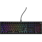 Genesis Gaming Keyboard Thor 404 US RGB Mechanical Black Gateron Yellow Pro - (NKG-2297)